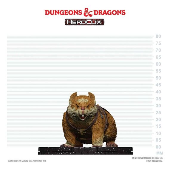 Dungeons & Dragons HeroClix: Giant Mini Figure Space Hamster