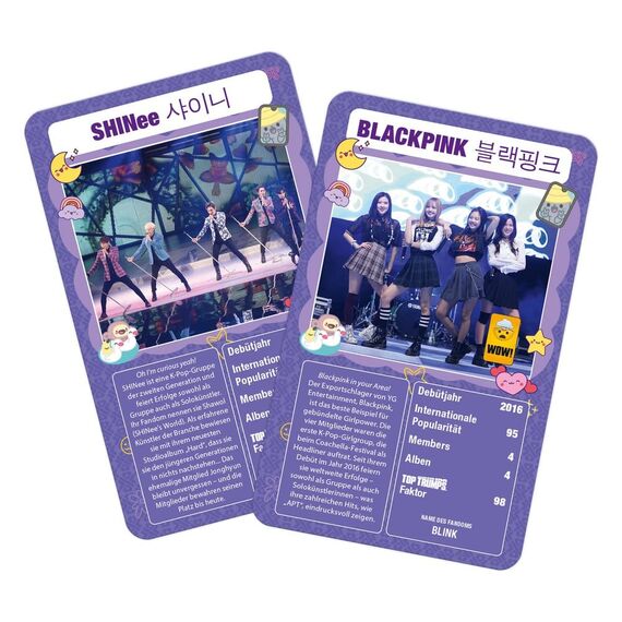 K-Pop Card Game Top Trumps *German Version*