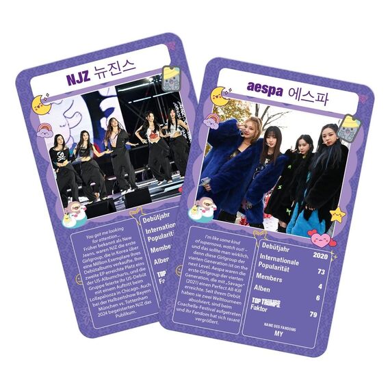 K-Pop Card Game Top Trumps *German Version*