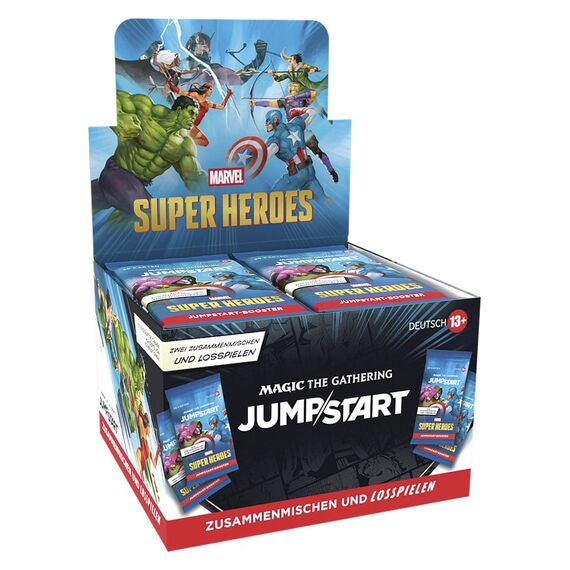 Magic the Gathering Marvel Super Heroes Jumpstart Booster Display (24) german