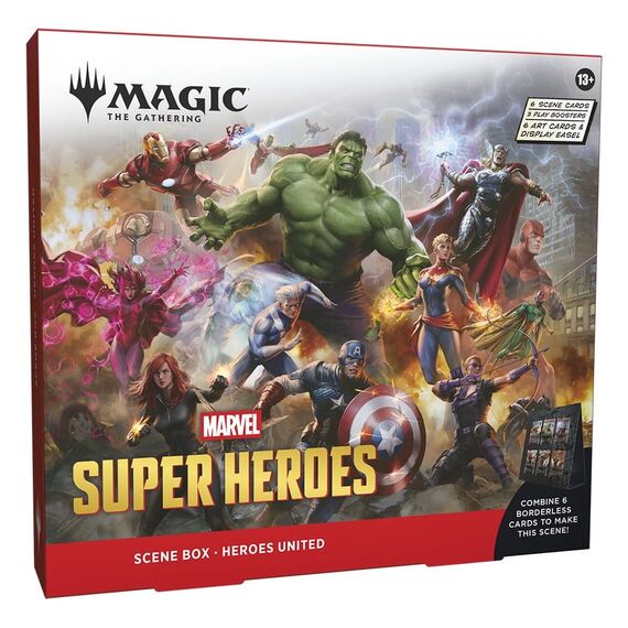 Magic the Gathering Marvel Super Heroes Scene Box Display (4) english