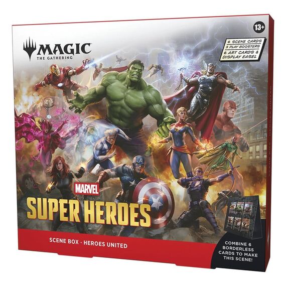 Magic the Gathering Marvel Super Heroes Scene Box Display (4) english