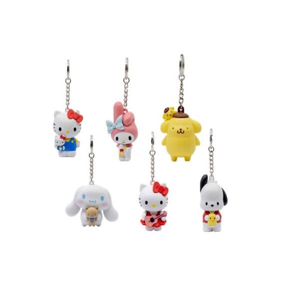Sanrio Pocket Hero Keychain Hello Kitty and Friends Display (12)