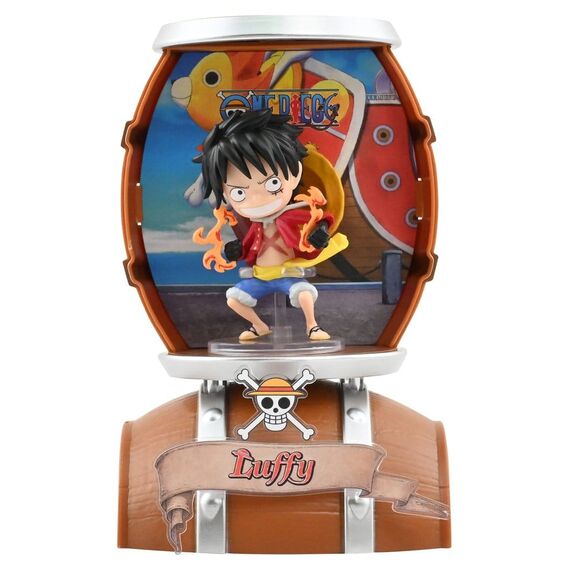 One Piece Barrel Capsule Mini Figures 9 cm Blind Box Display (6)
