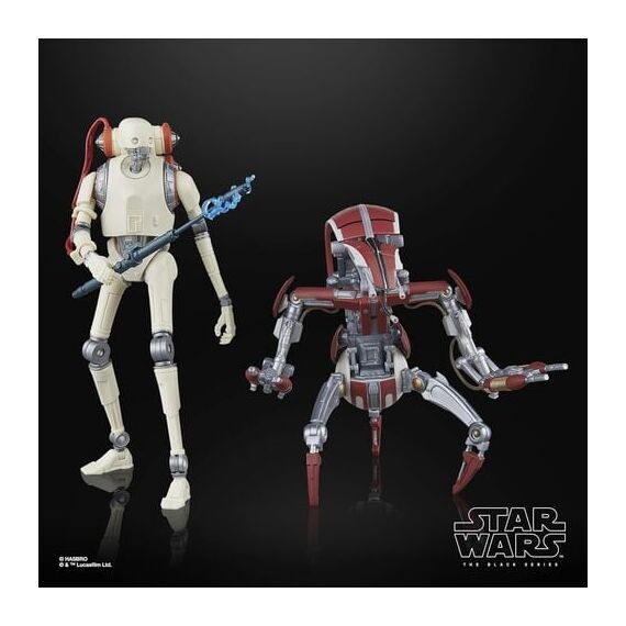 STAR WARS Jedi Survivor - KX Security Droid & Droideka 2Pk Figure 15cm