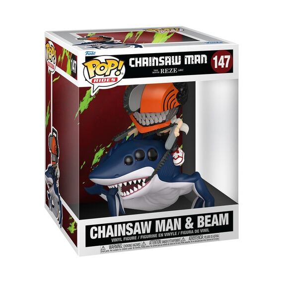 CHAINSAW MAN REZE - POP Ride DLX N° XXX - Chainsaw Man & Beam