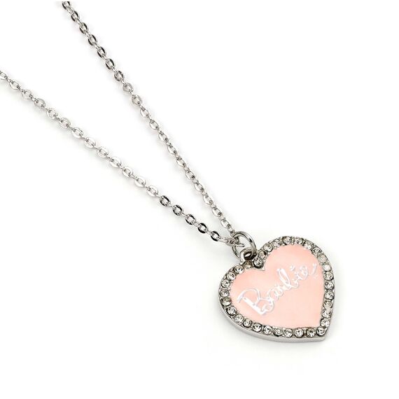 BARBIE - Chain Necklace - Pink Haert