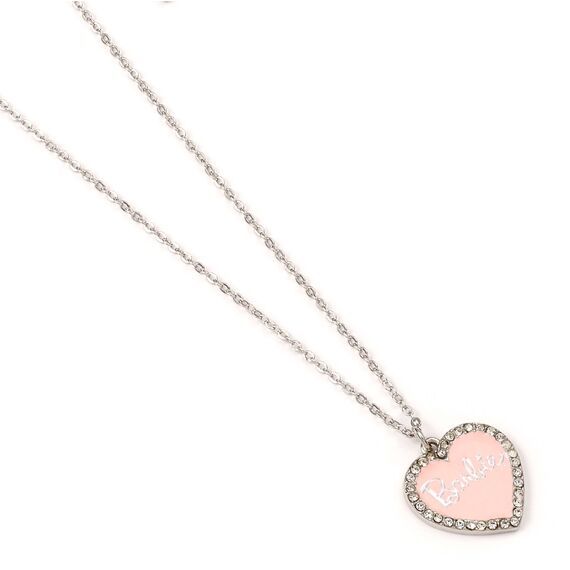 BARBIE - Chain Necklace - Pink Haert