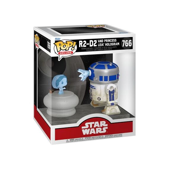 STAR WARS - POP Deluxe N° 766 - R2-D2 with Princess Leia Hologram
