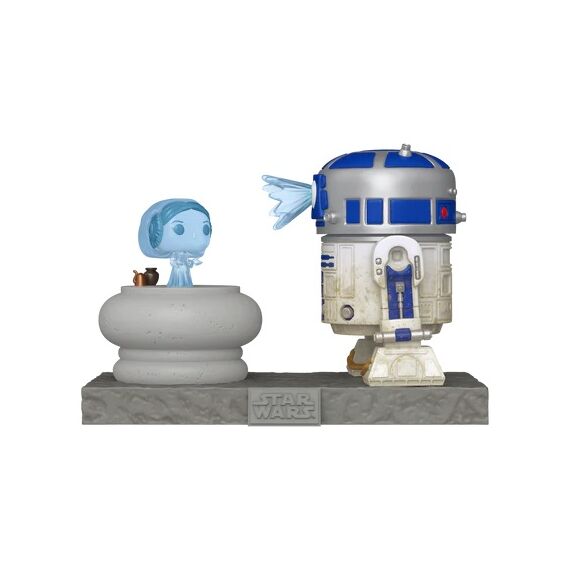 STAR WARS - POP Deluxe N° 766 - R2-D2 with Princess Leia Hologram