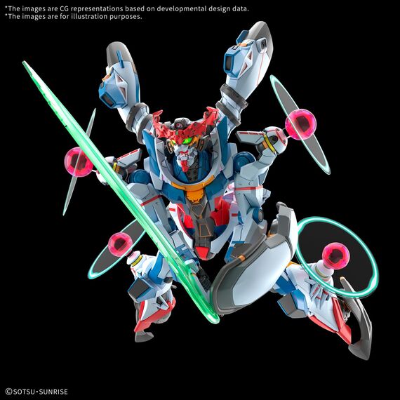 GUNDAM - HG 1/144 GQuuuuuuX (Endymion Unit Awakened) - Model Kit