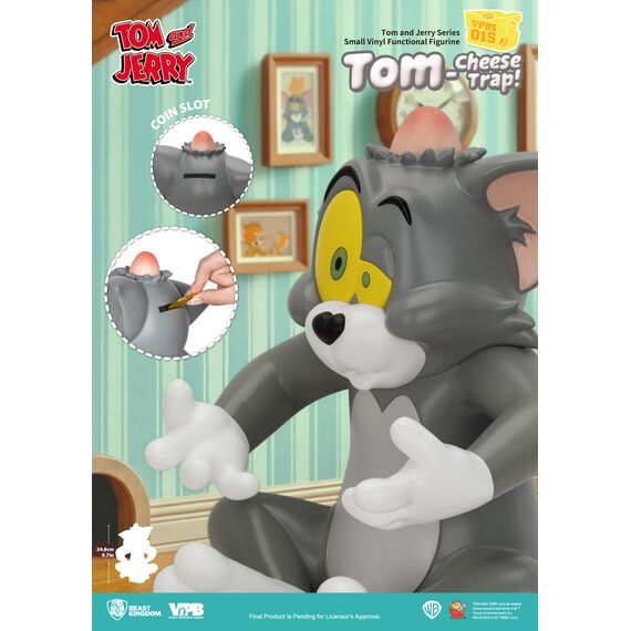 TOM & JERRY - Tom Cheese Trap - Bank 24.8cm
