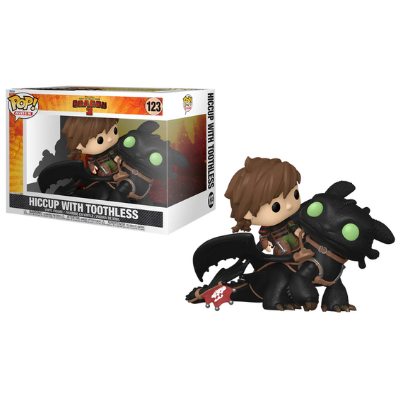 HOW TO TRAIN YOUR DRAGON - POP Ride DLX N° 123 - Hiccup with Toothless