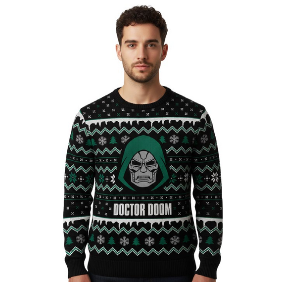 MARVEL - Doctor Doom - Men Christmas Sweaters (S)