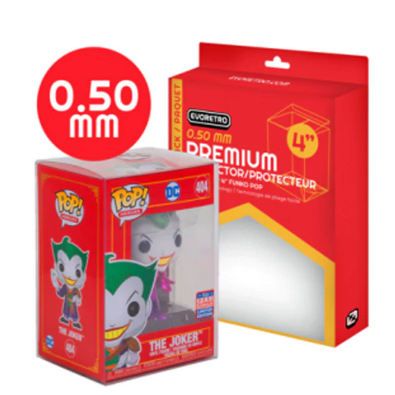 EVORETRO - Premium Funko Pop Plastic Protector for 4 Inch 10-Pack