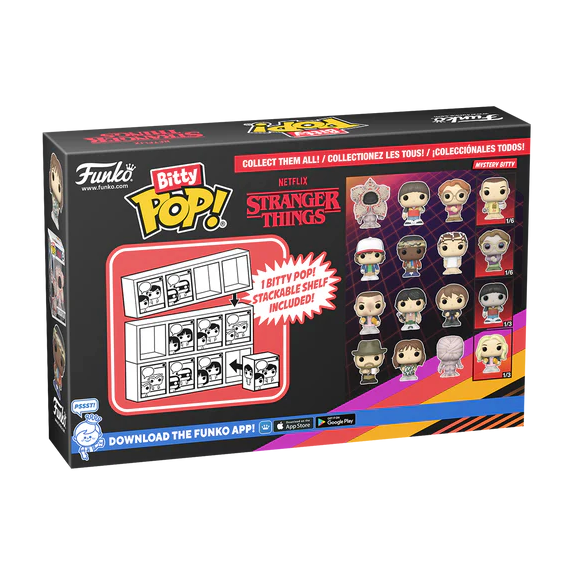 STRANGER THINGS - Bitty Pop 4 Pack 2.5cm - Demogorgon