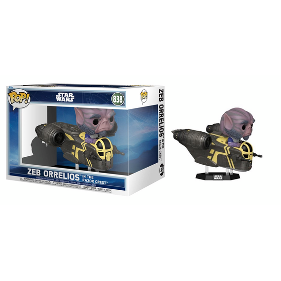 MANDALORIAN & GROGU - POP Ride DLX N° 838 - Zeb Orrelios