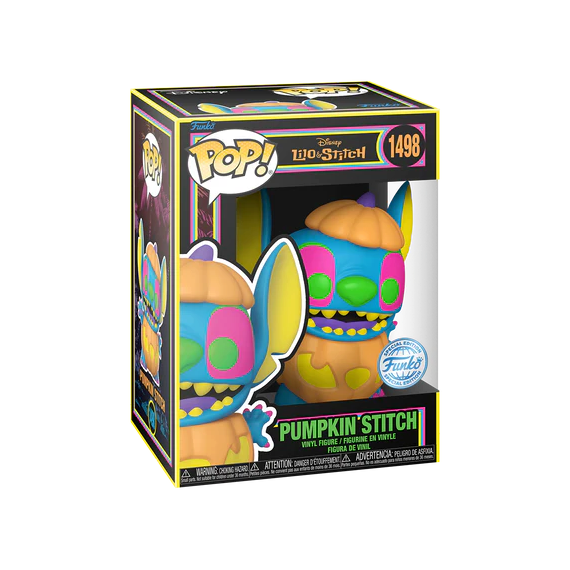 LILO & STITCH - POP Disney N° 1498 - Pumpkin Stitch (BLKLT)