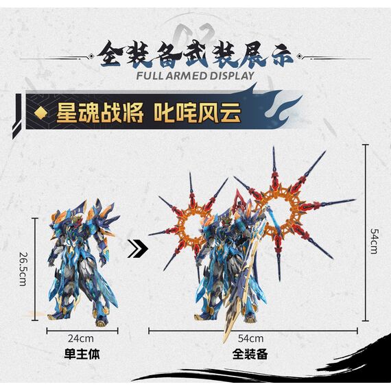 MOTOR NUCLEAR - MNP-XH14A Mo Li Qing - Model Kit 26.5cm