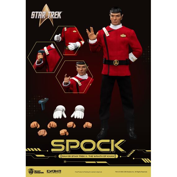 STAR TREK THE WRATH OF KHAN - Spock - Figure 20.5cm