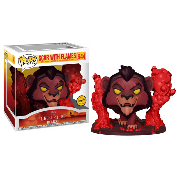 THE LION KING - POP Deluxe N° 544 - Scar in Flames with Chase