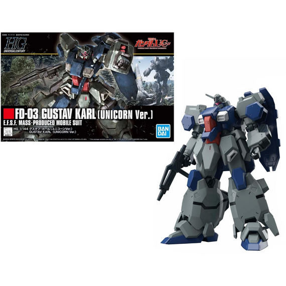 GUNDAM - HGUC 1/144 E.F.S.F. Gustav Karl (Unicorn ver.) - Model Kit