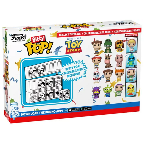 TOY STORY - Bitty Pop 4 Pack 2.5cm - Woody