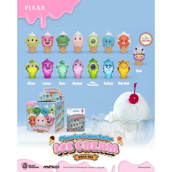 DISNEY - Pixar Ice Cream Series - Blind Box Set 24 Figure 3.5cm