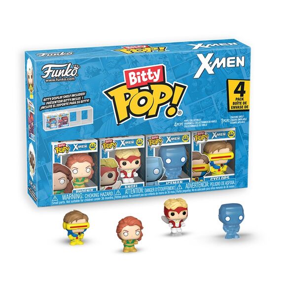 X-MEN - Bitty Pop 4 Pack 2.5cm - Jean Grey with Chase