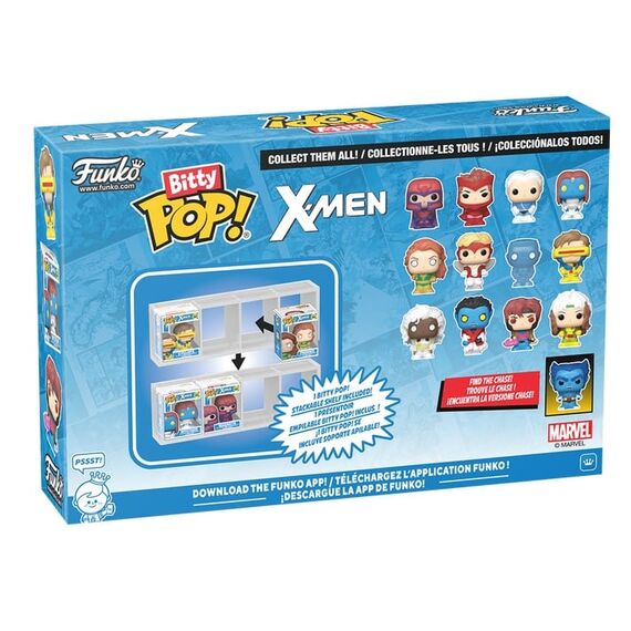 X-MEN - Bitty Pop 4 Pack 2.5cm - Jean Grey with Chase