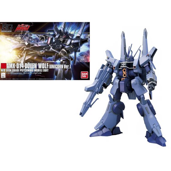 GUNDAM - HGUC 1/144 MX-014 Doven Wolf Unicorn Version