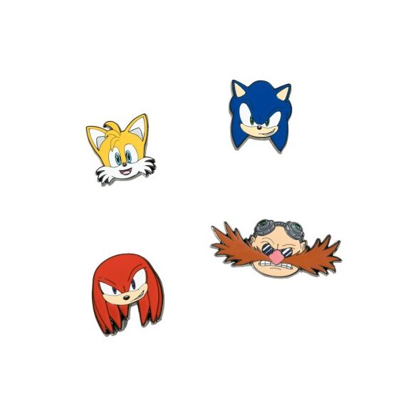 SONIC - Characters - Set of 4 Pin's
