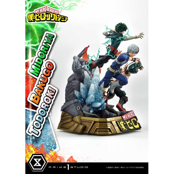 MY HERO ACADEMIA - Midoriya, Bakugo & Todoroki - Statue 69cm