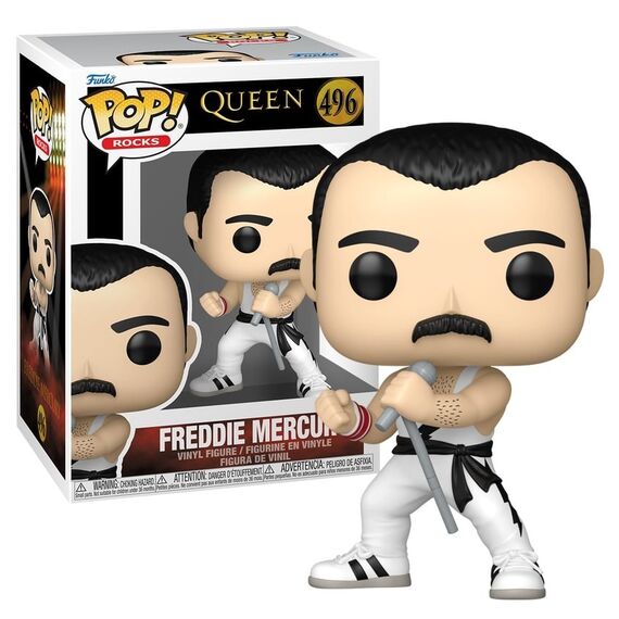 QUEEN - POP Rocks N° XXXX - Freddy Mercury (WHT Singlet)