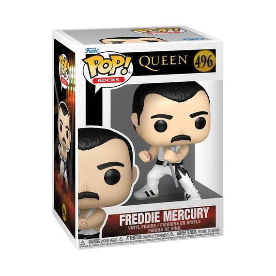 QUEEN - POP Rocks N° XXXX - Freddy Mercury (WHT Singlet)