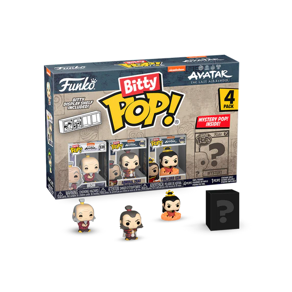 AVATAR THE LAST AIRBENDER - Bitty Pop 4 Pack 2.5cm - Iroh