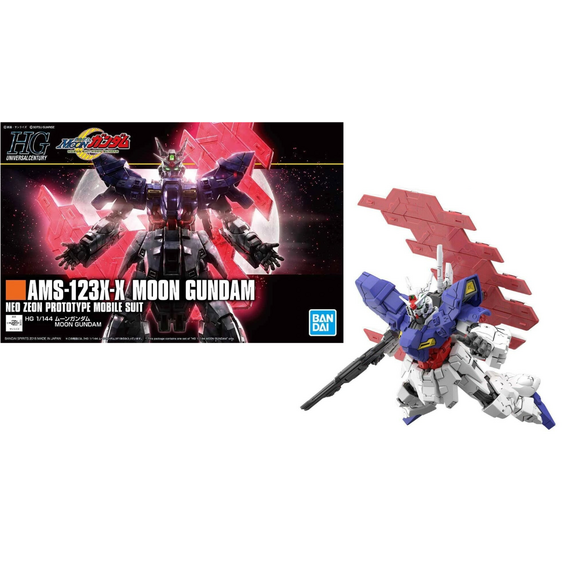 GUNDAM - HGUC 1/144 Moon Gundam - Model Kit - 13cm