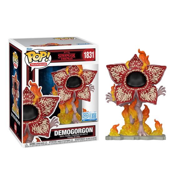 STRANGER THINGS - POP Premium N°1831- Demorgogon (On Fire)