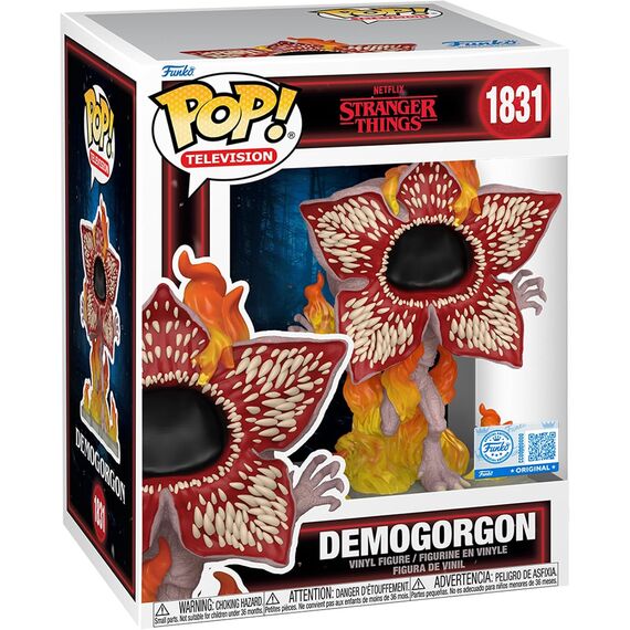STRANGER THINGS - POP Premium N°1831- Demorgogon (On Fire)