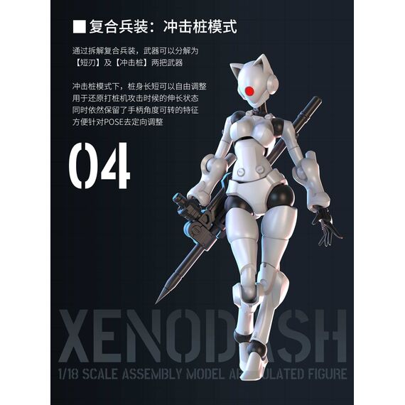 SHEIK MAINLAND - Xenodash (White) - Model Kit 1/18