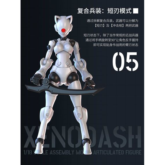 SHEIK MAINLAND - Xenodash (White) - Model Kit 1/18