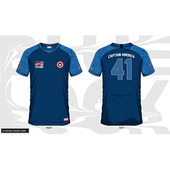 MARVEL - Captain America 41 - Soccer Jersey Men (L)