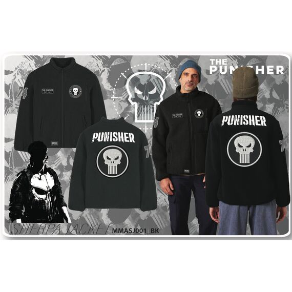MARVEL - Punisher - Sherpa Jacket (L)