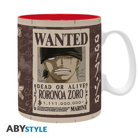 ONE PIECE - Zoro Wanted - Mug 460ml