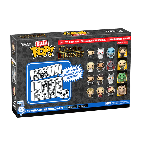 GAME OF THRONES - Bitty Pop 4 Pack 2.5cm - Ned Stark