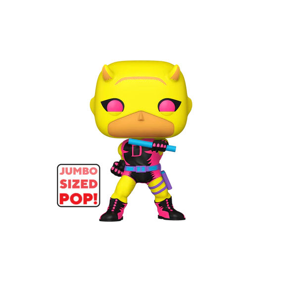 MARVEL - POP Jumbo N° 1358 - Daredevil (YLW/RD) (BLKLT)