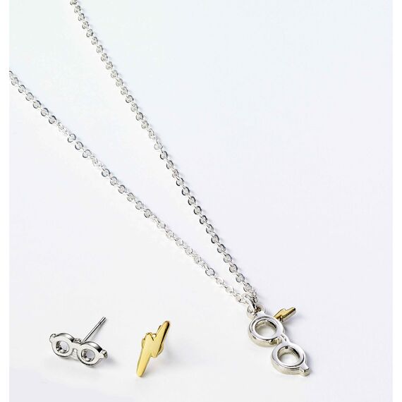 HARRY POTTER - Gift Craker  - Glasses Necklace & Earings
