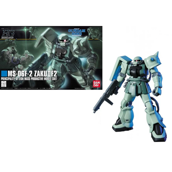 GUNDAM - HGUC 1/144 MS-06F-2 Zaku IIF2 Zeon M.P.M.S - Model Kit