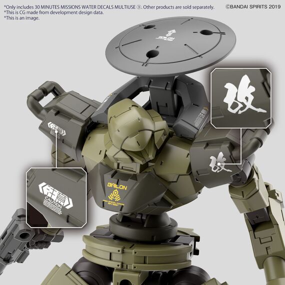 30MM - Water Decals Multiuse 3 - Model Kit