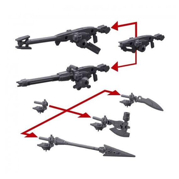 30MM Option Weapon 1 for Portanova Detail Set - Model Kit